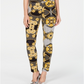 Leggings femininas Thalia Sodi de cor sólida, azul marinho, tamanho pequeno
