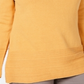 Karen Scott Suéter Feminino de Algodão com Gola Canoa Amarelo Tamanho Médio