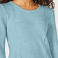 Karen Scott Suéter Feminino Patchwork Stitch Azul Tamanho XXG