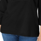 Karen Scott Blusa de Malha Feminina Preta Tamanho Pequeno P/M