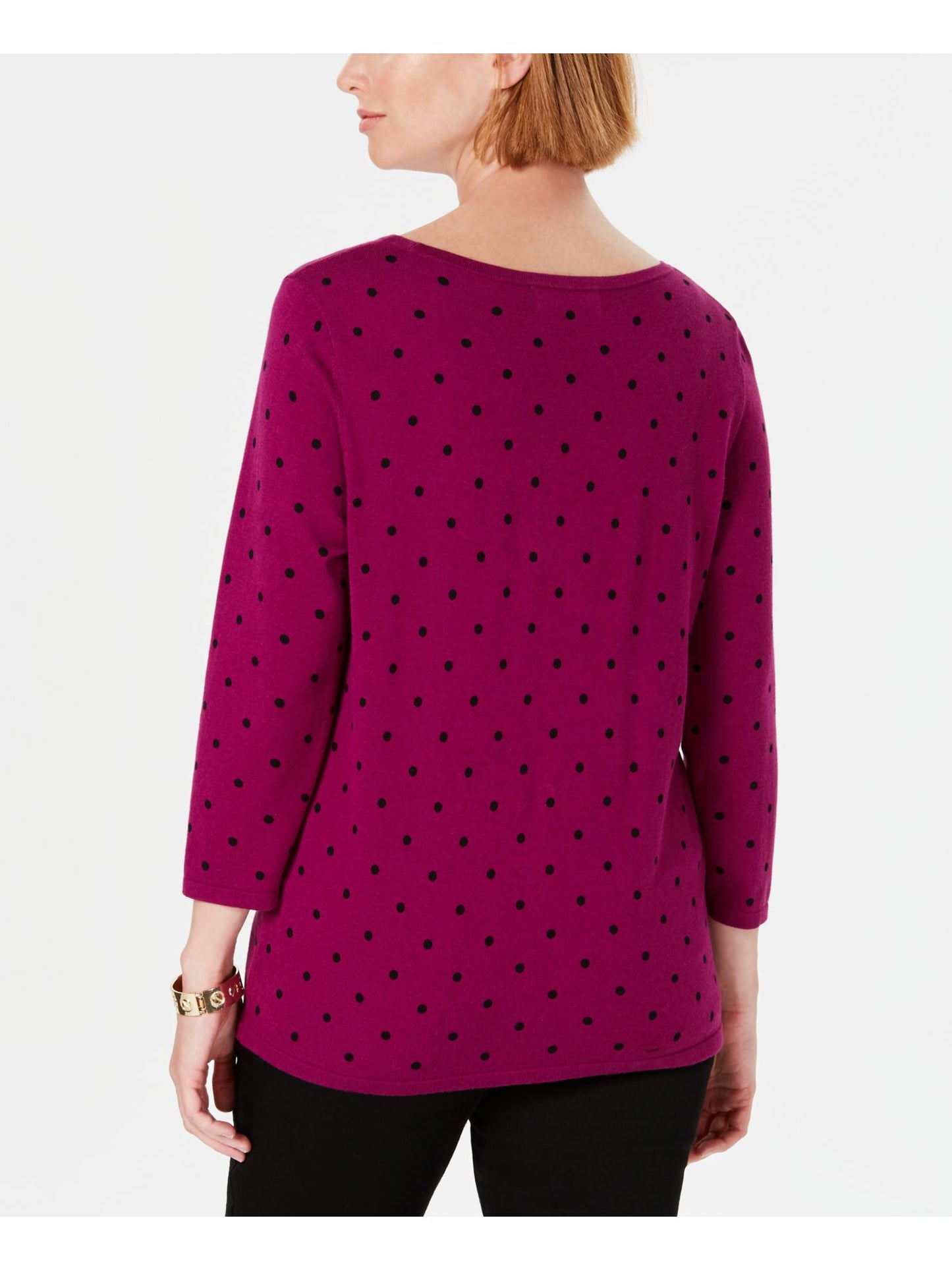 Karen Scott Suéter Feminino Dot Dream Roxo Tamanho Grande