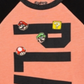Camiseta Super Mario Bros Play da Nintendo Little Boy, laranja, tamanho 7