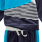 Moletom infantil First Impressions Colorblocked para meninos, azul-petróleo, tamanho 18M