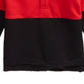Camisa de gola com blocos de cores para meninos First Impressions, vermelha, tamanho 24 MOS