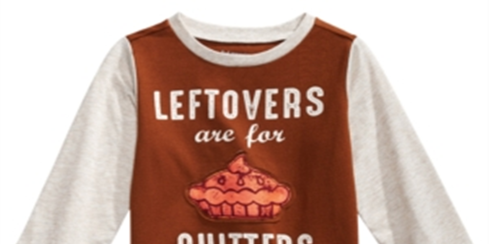 Camiseta infantil First Impressions Baby Boy Colorblocked Leftovers, marrom, tamanho 12 meses