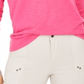 Blusa feminina de manga comprida e gola redonda estilo &amp; co, rosa, tamanho pequeno