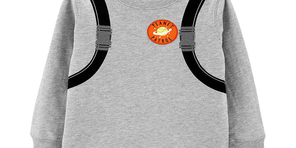 Camiseta de algodão com estampa Jet Pack da Carter's Toddler Boy, cinza, tamanho 5T