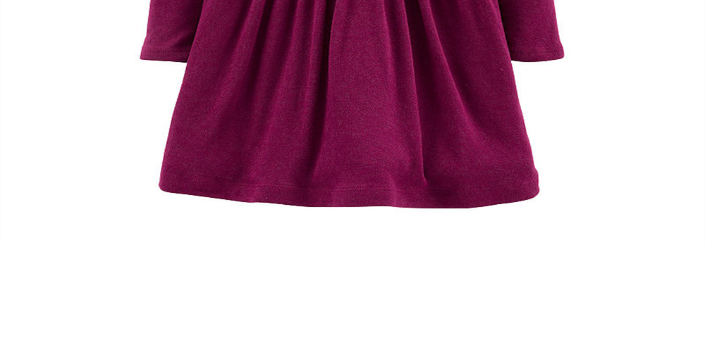 Vestido de malha com lantejoulas e estrelas Carter's Toddler Girl, roxo, tamanho 4T