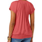 Camiseta feminina Blusa JM Collection Vermelha Tamanho P