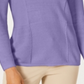 Karen Scott Suéter Feminino Patchwork com Ponto Roxo Tamanho XS
