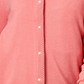 Karen Scott Cardigan Feminino com Botões e Contas Rosa Tamanho Médio