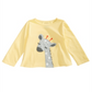 Camiseta Girafa de Algodão para Bebê Menina First Impressions Amarela Tamanho 18 MOS