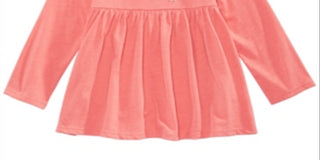 Túnica de laço para bebê menina First Impressions laranja tamanho 3-6 meses