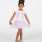 Vestido de malha borboleta para meninas Epic Threads, branco, tamanho 5