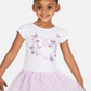 Vestido de malha borboleta para meninas Epic Threads, branco, tamanho 5
