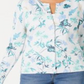 Cardigan feminino com estampa floral Charter Club Platnium Floral tamanho grande