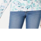 Cardigan feminino com estampa floral Charter Club Platnium Floral tamanho grande