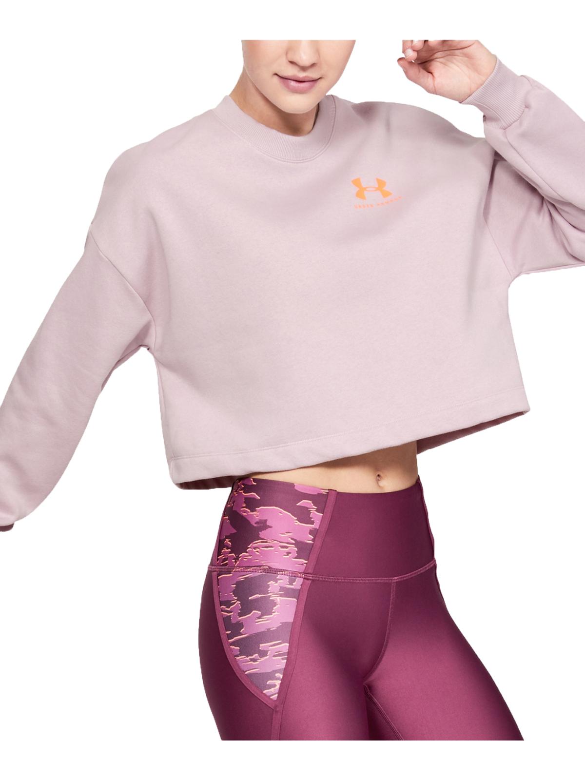 Moletom Under Armour Rival Fitness Running Feminino Orquídea Tamanho P