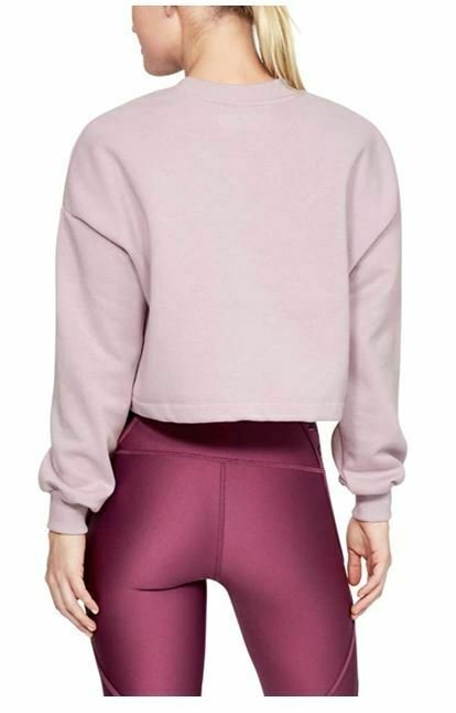 Moletom Under Armour Rival Fitness Running Feminino Orquídea Tamanho P