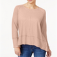 Tênis feminino de algodão estilo &amp; co, cano alto e baixo, rosa, tamanho extrapequeno