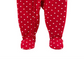 Pijama Carter's Baby Girl de lã com pés e rena, vermelho, tamanho 12 meses