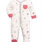 Macacão de algodão com pés de pinguim First Impressions para meninos, vários tamanhos, branco, 3-6 meses