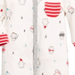 Macacão de algodão com pés de pinguim First Impressions para meninos, vários tamanhos, branco, 3-6 meses