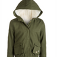 Jaqueta com capuz e glitter star para meninas Epic Threads, verde, tamanho 5