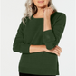 Suéter listrado texturizado feminino Karen Scott, verde, tamanho grande