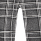 Calça xadrez listrada de veludo First Impressions para bebê menino, cinza, tamanho 12 meses