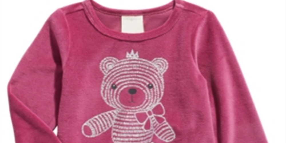Primeiras impressões - Top de veludo Little Princess da Girl's Choose, roxo, tamanho 6 a 9 meses