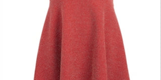 Epic Threads Toddler Girl's Metallic Knit Flutter Dress Red Size 3T