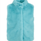Colete de pele sintética sólida Epic Threads Big Girls, azul, tamanho P