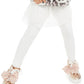 Leggings tutu para meninas Epic Threads, tamanho 6X, branca