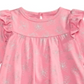 Vestido estampado de borboleta para bebê First Impressions, rosa, tamanho 3-6 meses