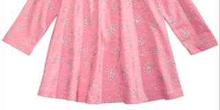 Vestido estampado de borboleta para bebê First Impressions, rosa, tamanho 3-6 meses