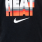 Camiseta Nike Nothing But Heat para meninos, preta, tamanho 4