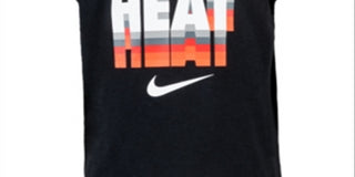 Camiseta Nike Nothing But Heat para meninos, preta, tamanho 4
