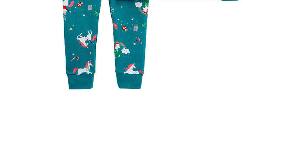 Conjunto de pijama de unicórnio Carter's para meninas, 2 peças, ajuste confortável, algodão, tamanho 2T