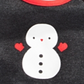 Babador Boneco de Neve para Menino First Impressions Cinza Tamanho Regular