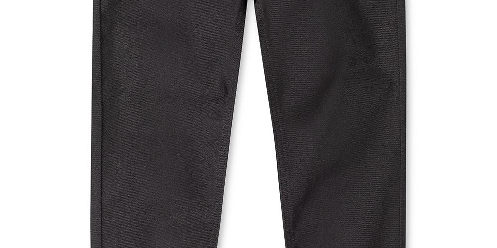 Calça jeans skinny Tommy Hilfiger Big Girl's preta tamanho 14