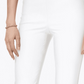 Calça skinny feminina Charter Club com controle de barriga e tornozelo, branca, tamanho 10