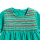 Blusa franzida para bebê First Impressions, verde, tamanho 18 meses