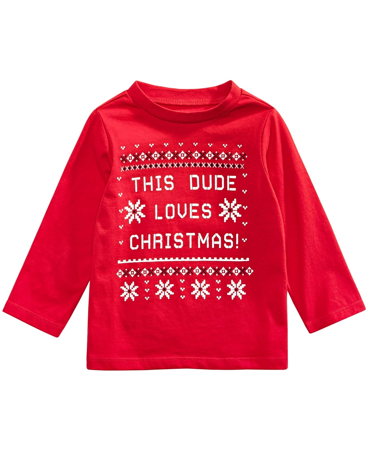 Camiseta infantil de algodão para meninos First Impressions, vermelha, tamanho 3-6 M