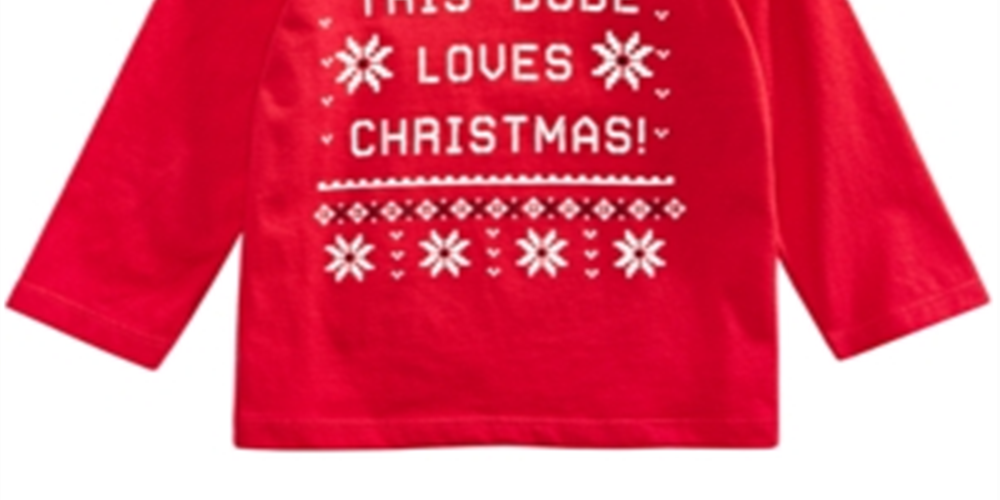 Camiseta infantil de algodão para meninos First Impressions, vermelha, tamanho 3-6 M