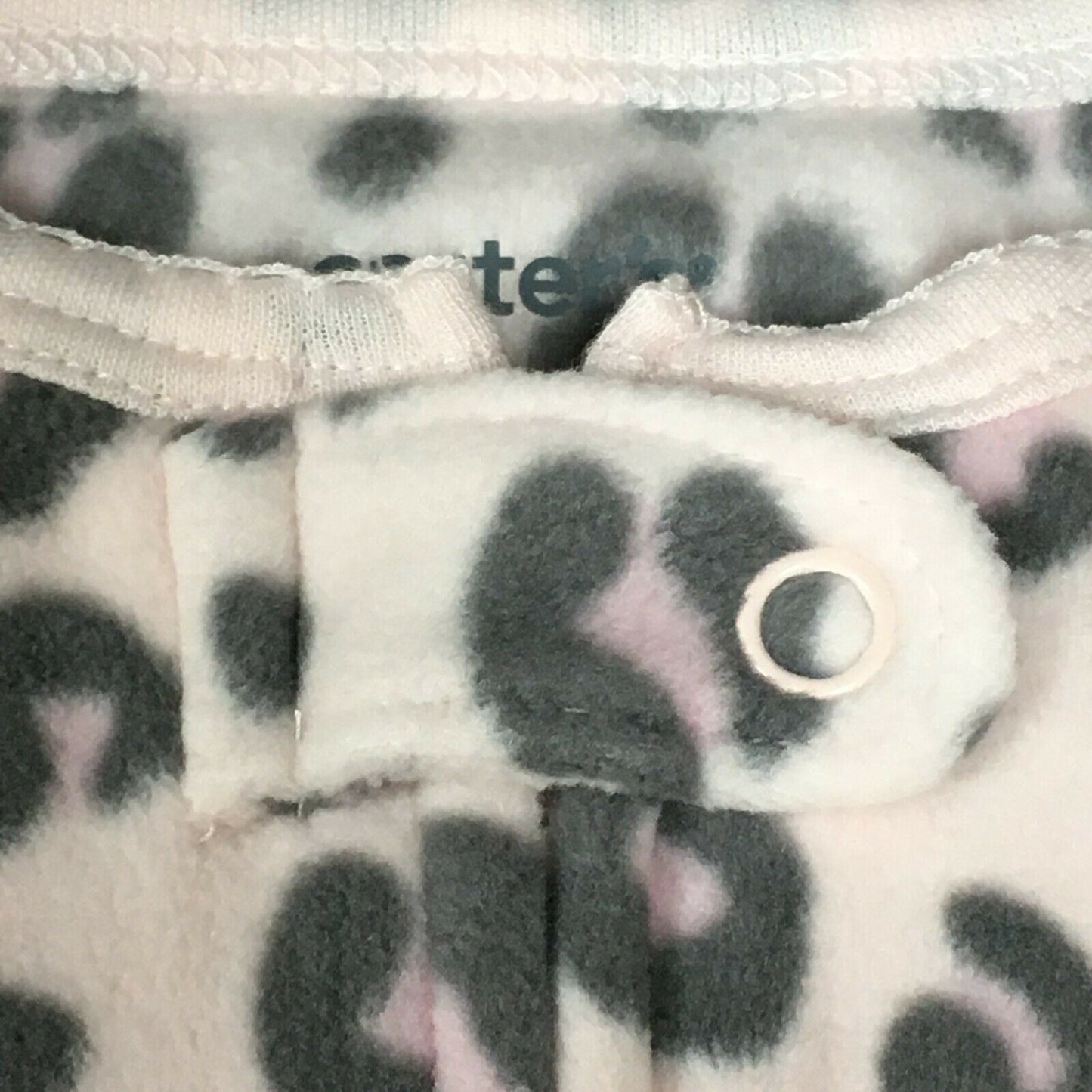 Calça Carter's Girl's Print Leopard Cat Fleece Rosa Tamanho 9MOS