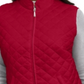 Colete acolchoado feminino Karen Scott, vermelho, tamanho pequeno P