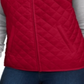 Colete acolchoado feminino Karen Scott, vermelho, tamanho pequeno P