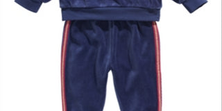 Conjunto de moletom e calça jogger Hello Cutie para bebê First Impressions, 2 peças, azul, tamanho 18 meses