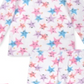 Conjunto de pijama e meias com estampa de estrelas Max &amp; Olivia para meninas, 3 peças, branco, tamanho 24 meses